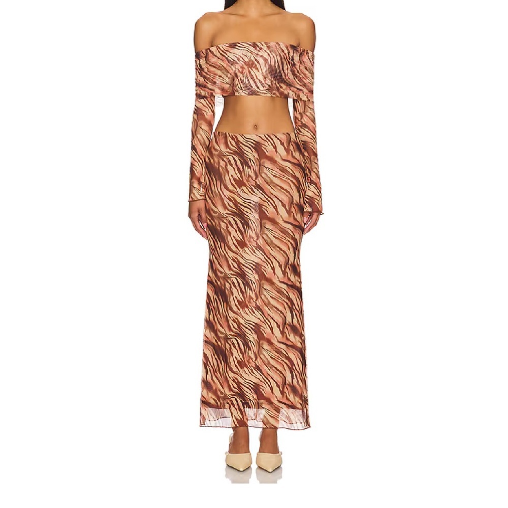 Superdown Viv Skirt Set TOP ONLY size Xs